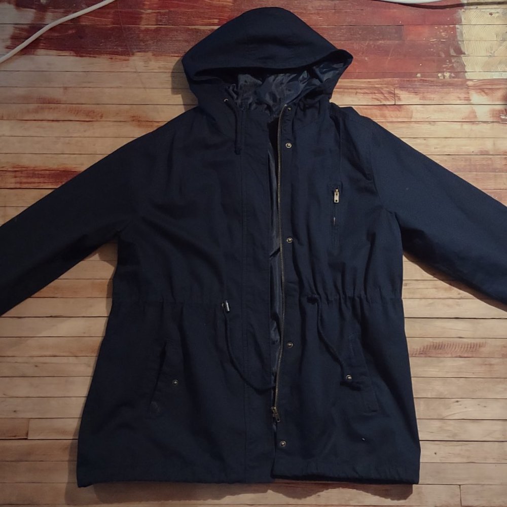 No Tag Navy Raincoat Unisex - Size M